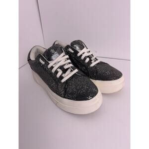 Jessica Simpson Women’s Cherello, Platform Rhinestone Sneakers, Size 7.5 M